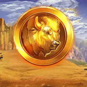 Buffalo Mania Megaways slot logo by Red Tiger Gaming at Mr Punter Casino