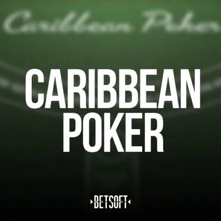 Caribbean Poker logo by Betsoft Gaming at Mr Punter Casino