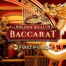 Golden Wealth Baccarat game by Evolution – logo hosted on Mr Punter Casino