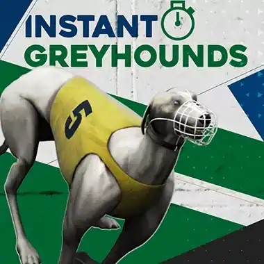 Instant Virtual Greyhounds by Leap Gaming, showcased at mrpunter-casino.com.gr – game logo