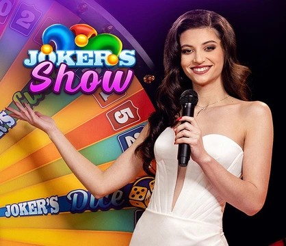 Joker’s Show game by Skywind Group – logo hosted on Mr Punter Casino