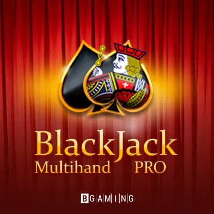 Multihand Blackjack Pro slot visual from BGAMING available on mrpunter-casino.com.gr
