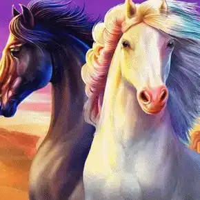 Official Megaways logo: Mustang Gold Megaways by Pragmatic Play at Mr Punter Casino