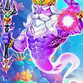 Poseidon’s Secret 2 slot logo by KA Gaming at Mr Punter Casino